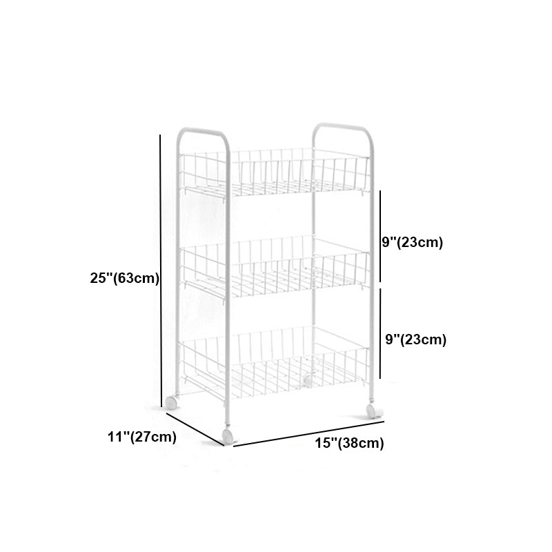 Buchhandelshandschel des zeitgenössischen Stils mit Casters Book Regal für Home Office Study Room