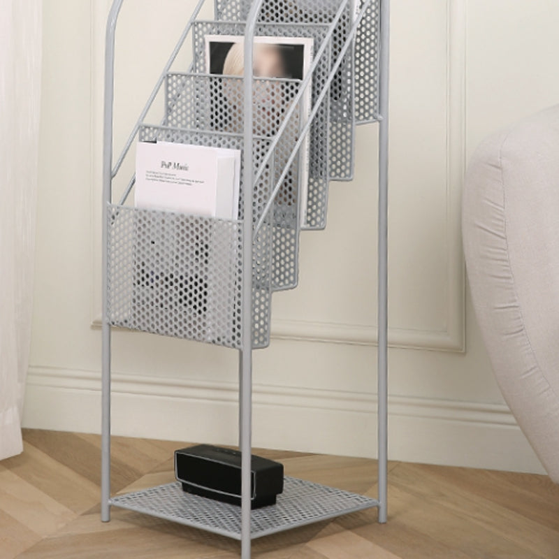 5-Shelf Metal Ladder Bücherregal zeitgenössisches Buchregal, 36,2 '' H x 12,2 '' W.