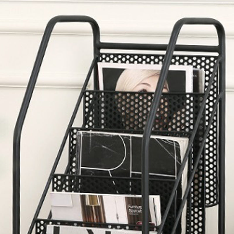 5-Shelf Metal Ladder Bücherregal zeitgenössisches Buchregal, 36,2 '' H x 12,2 '' W.