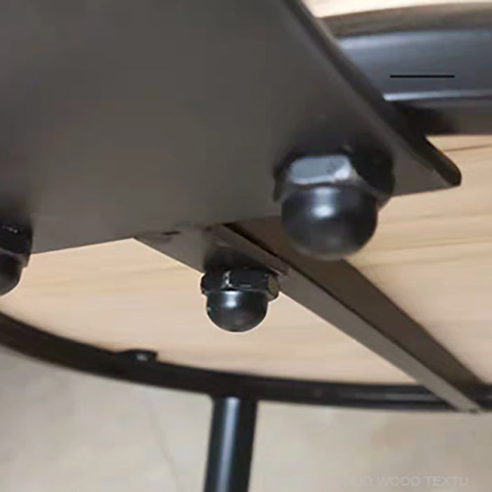 Industrial Matte Finish Coffee Shop Stool Footrest Low Back Stool