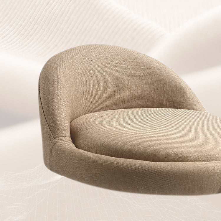 27.56" Wood Scandinavian Kitchen Dining Room Armless Stool Low Back Bar Stool