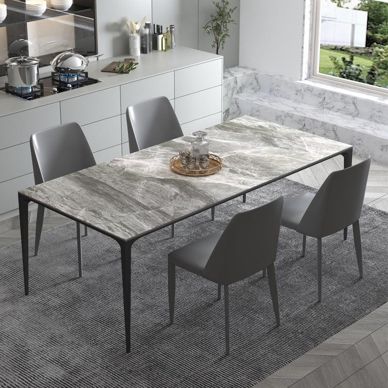 Modern Sintered Stone Dining Table Set 1/2/5/7 Pieces Dining Set for Home