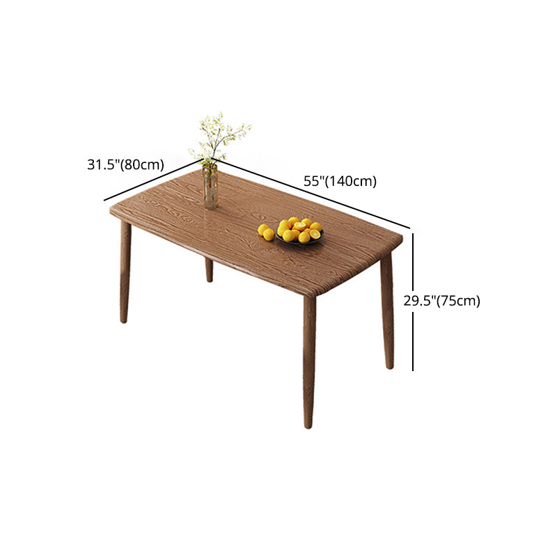 Modern Wood Dining Table Set 1/2/5/7 Pieces Dining Set for Home Use