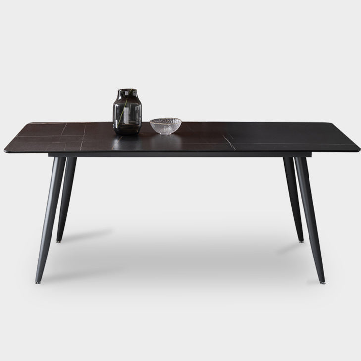 Modern Metal Dining Set 1/4/5 Pieces Rectangle Dining Table Set