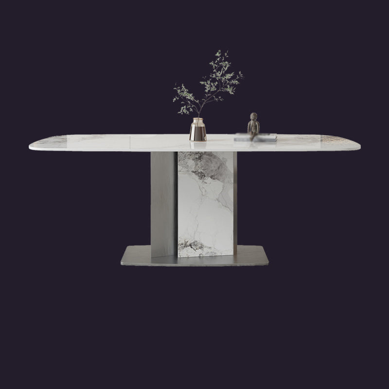 Designer Style Sintered Stone Top Dining Set E 1/2/3/5/7 Pieces Dining Table with Chairs