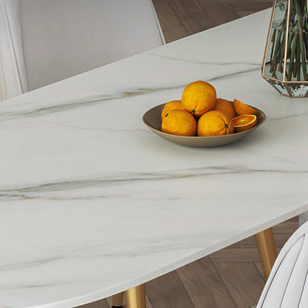 Sintered Stone Dining Table Traditional Luxury Dining Table for Kitchen