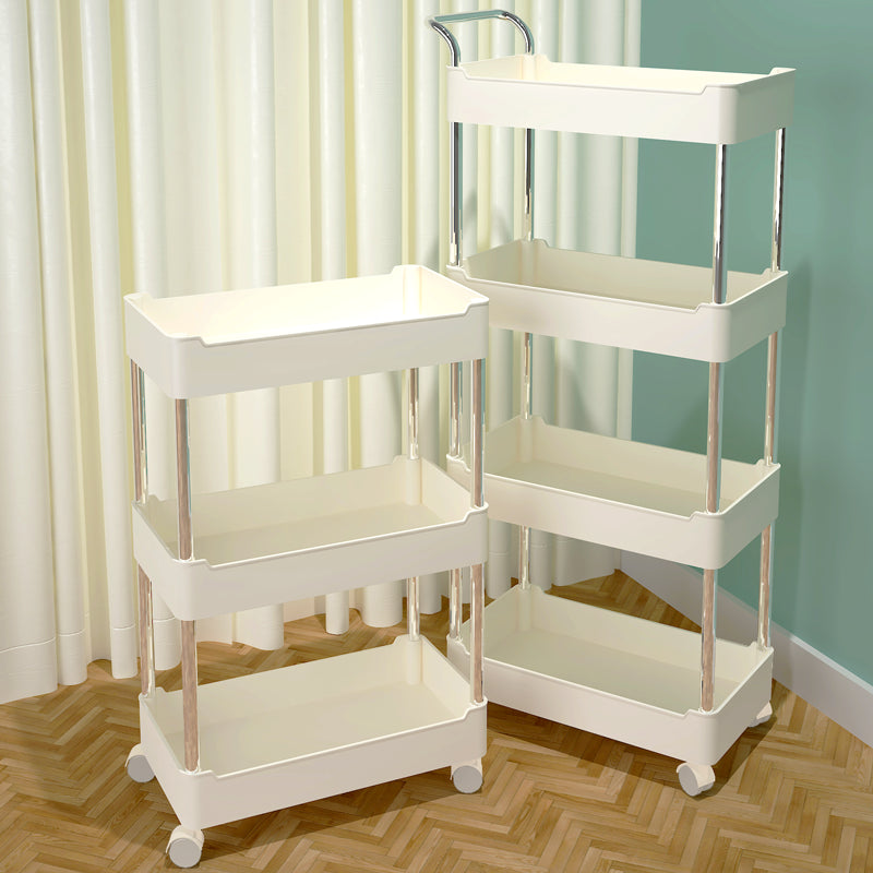 Libreria etagere aperta contemporanea con libreria di plastica in telaio in acciaio