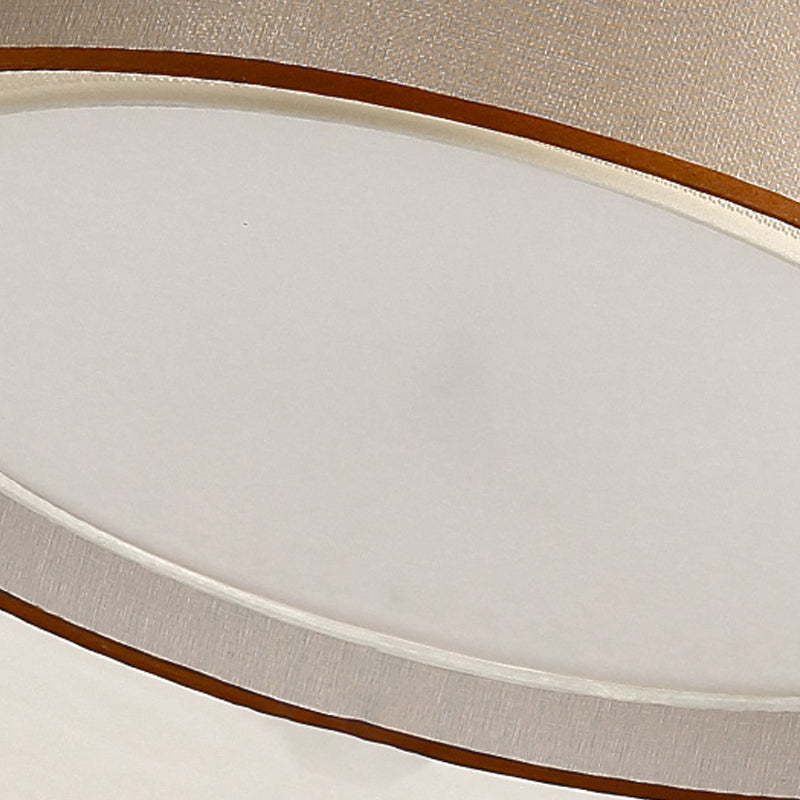 Tela cercana a la luz de techo geométrica lámpara de montaje de techo tradicional