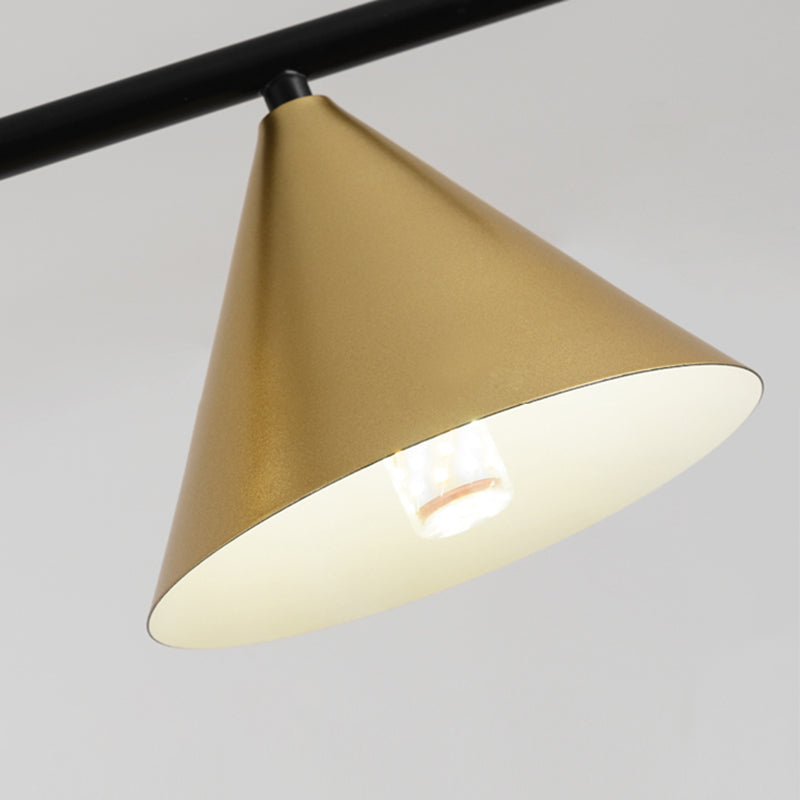 Zeitgenössische Insel leichte Kugel Glas Island Deckenleuchte in Schwarz für Küche