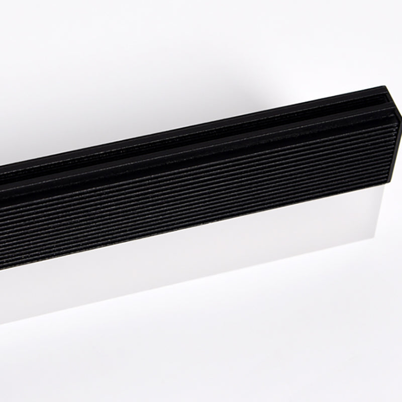 Modern Aluminium Island Lighting Fixtures Linear 1-Light Restaurant LED Suspension Lamp