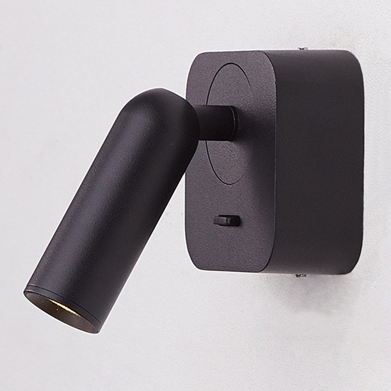 1 Light Geometric Wall Sconces Modern Style Metal Wall Mounted Reading Lights