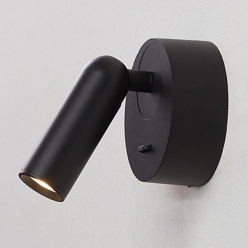 1 Light Geometric Wall Sconces Modern Style Metal Wall Mounted Reading Lights