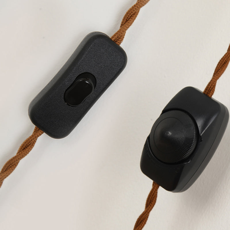 1 Light Geometric Wall Sconces Modern Style Wood Wall Mounted Lamps