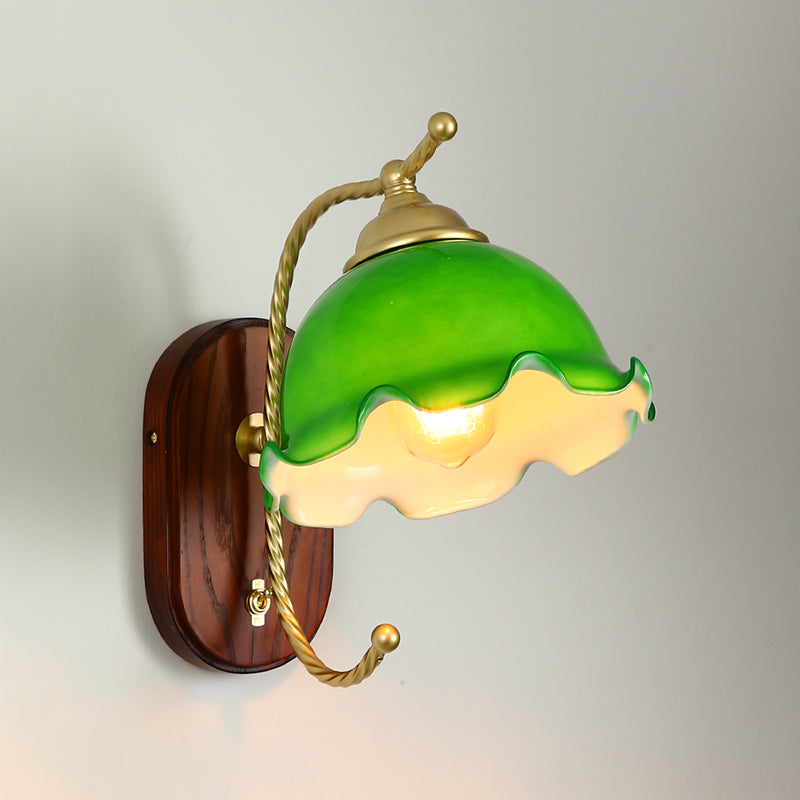 1 appliques murales géométriques légères lampes murales en verre de style moderne