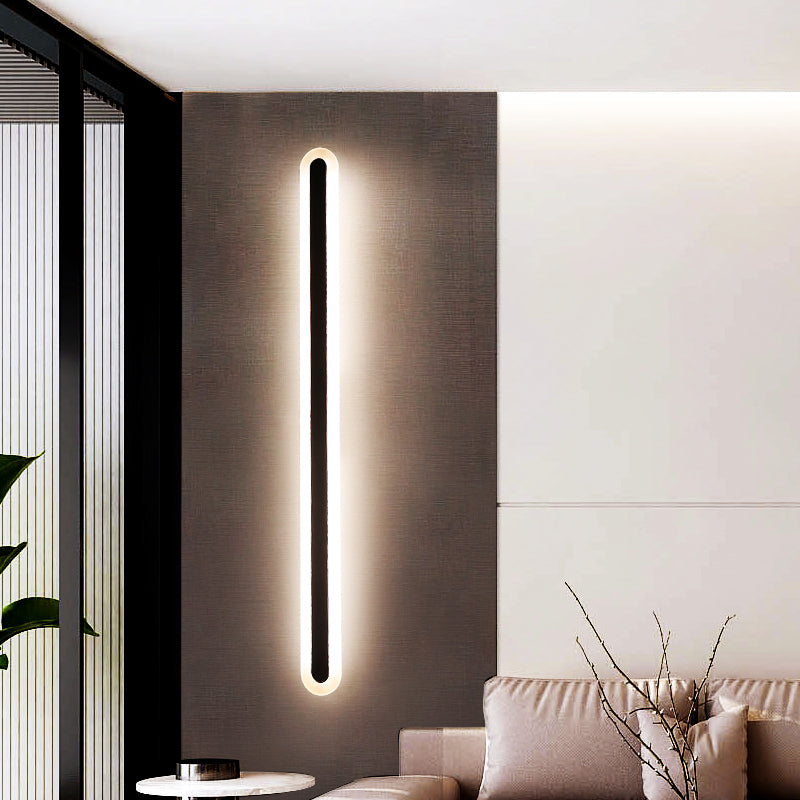 Metall Lineare Form Wandlicht moderner Stil 1-Licht-Wandmontageleuchte