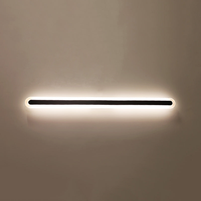 Metall Lineare Form Wandlicht moderner Stil 1-Licht-Wandmontageleuchte