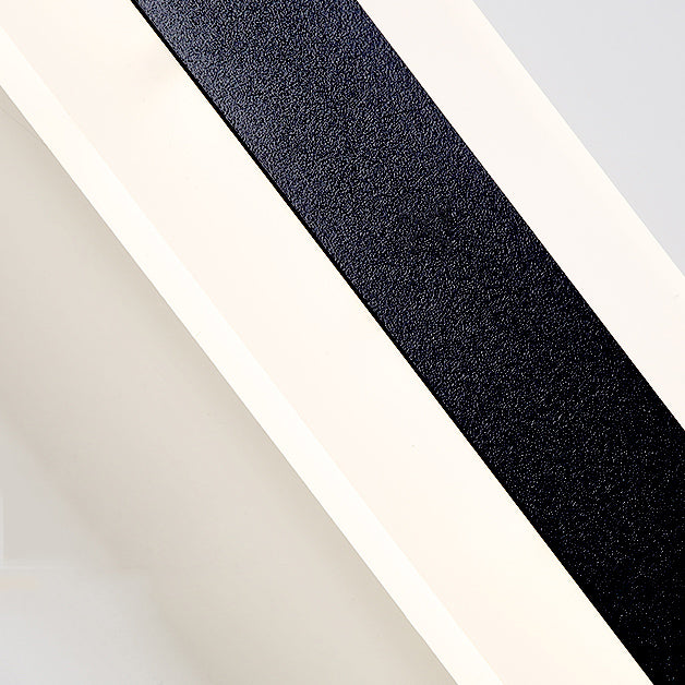 Metall Lineare Form Wandlicht moderner Stil 1-Licht-Wandmontageleuchte