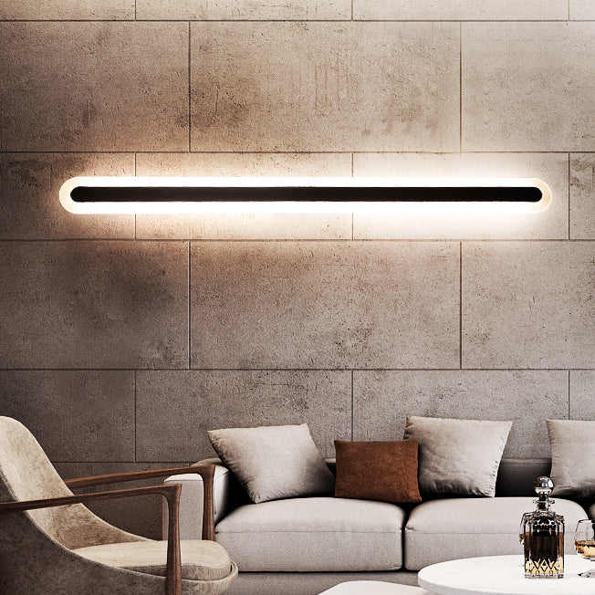 Metall Lineare Form Wandlicht moderner Stil 1-Licht-Wandmontageleuchte