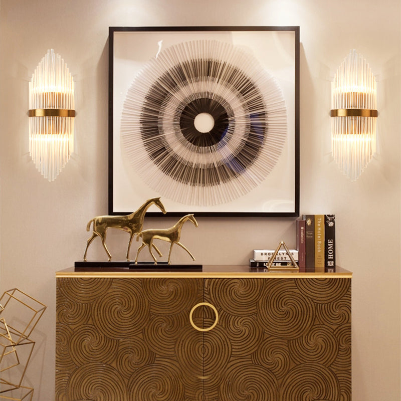 Luz de pared contemporánea Luz de apliques de pared creativa para sala de estar