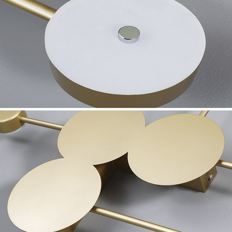 Géométrie Forme des lumières murales en métal Modern Style 6 Lampes de montage mural clair