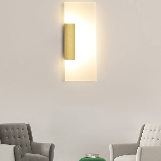 Geometry Shape Metal Wall Light Modern Style 1 Light Wall Mount Lamp