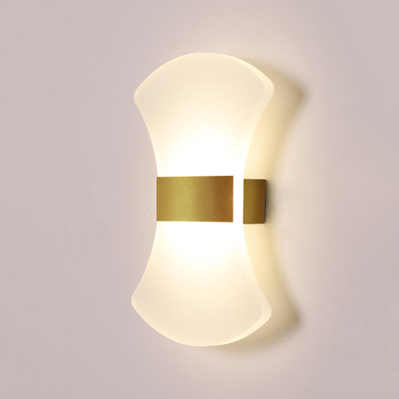 Geometry Shape Metal Wall Light Modern Style 1 Light Wall Mount Lamp