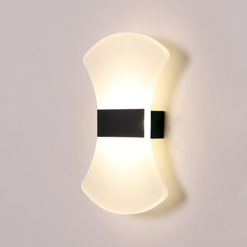 Geometry Shape Metal Wall Light Modern Style 1 Light Wall Mount Lamp