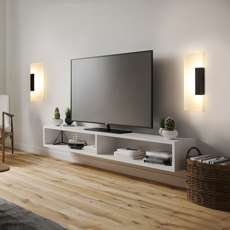 Geometry Shape Metal Wall Light Modern Style 1 Light Wall Mount Lamp