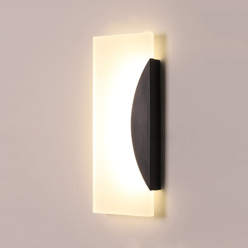 Geometry Shape Metal Wall Light Modern Style 1 Light Wall Mount Lamp