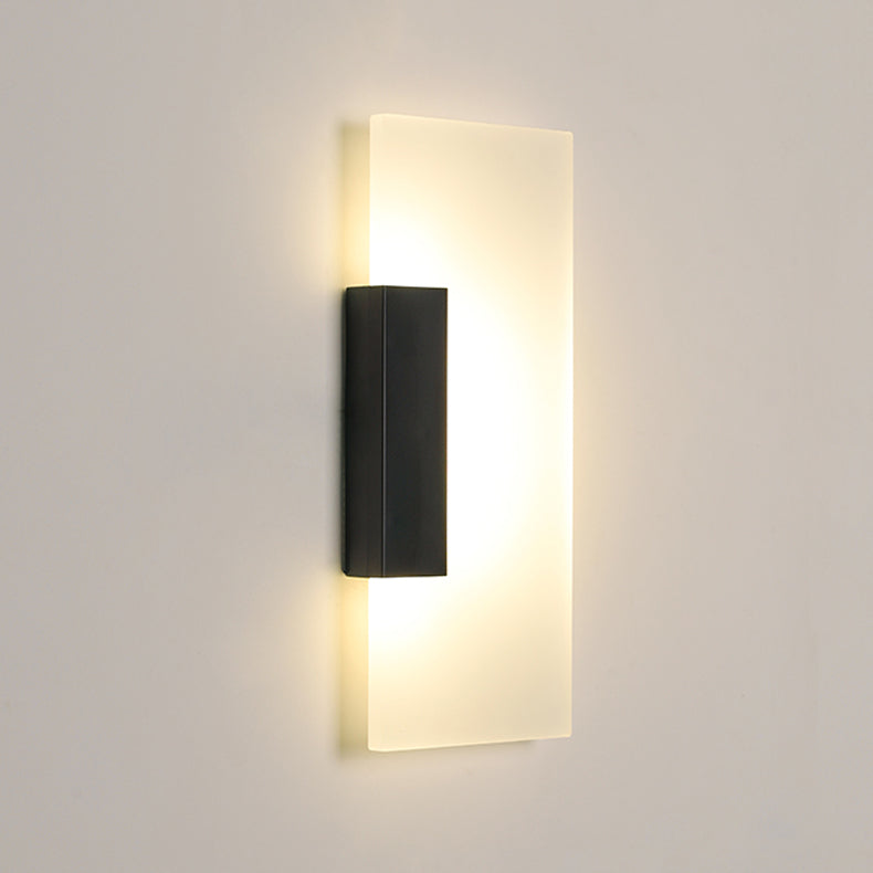 Geometry Shape Metal Wall Light Modern Style 1 Light Wall Mount Lamp