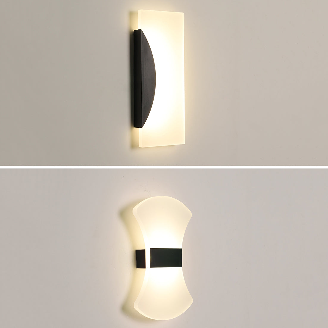 Geometry Shape Metal Wall Light Modern Style 1 Light Wall Mount Lamp