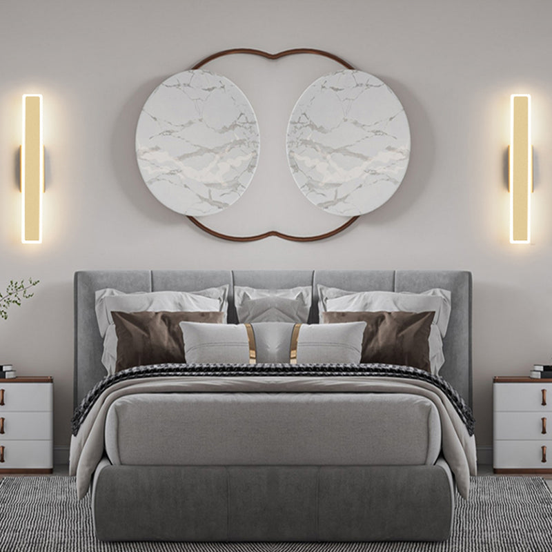 Forme de rectangle Lumières murales en métal moderne luminaires muraux de style moderne