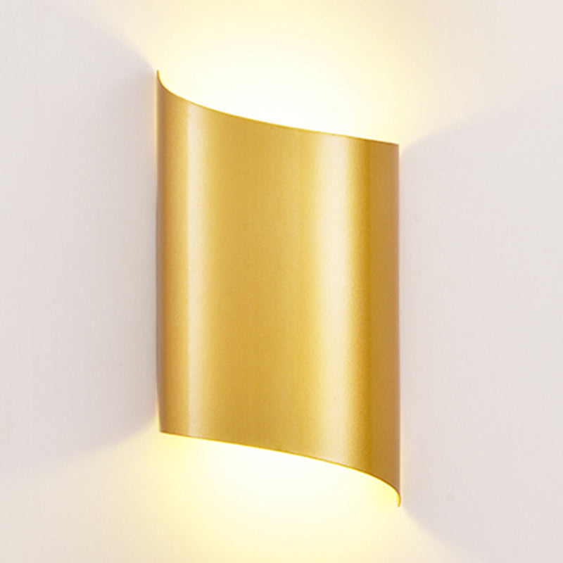 Luces de pared de forma de geometría de estilo contemporáneo de metal luces de montaje de pared de 2 luces