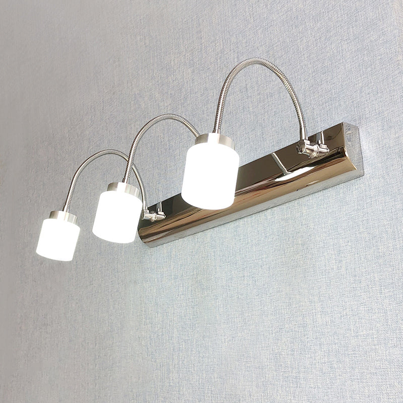 Modern Style Geometric Vanity Wall Lights Metal Multi Lights Vanity Mirror Lights