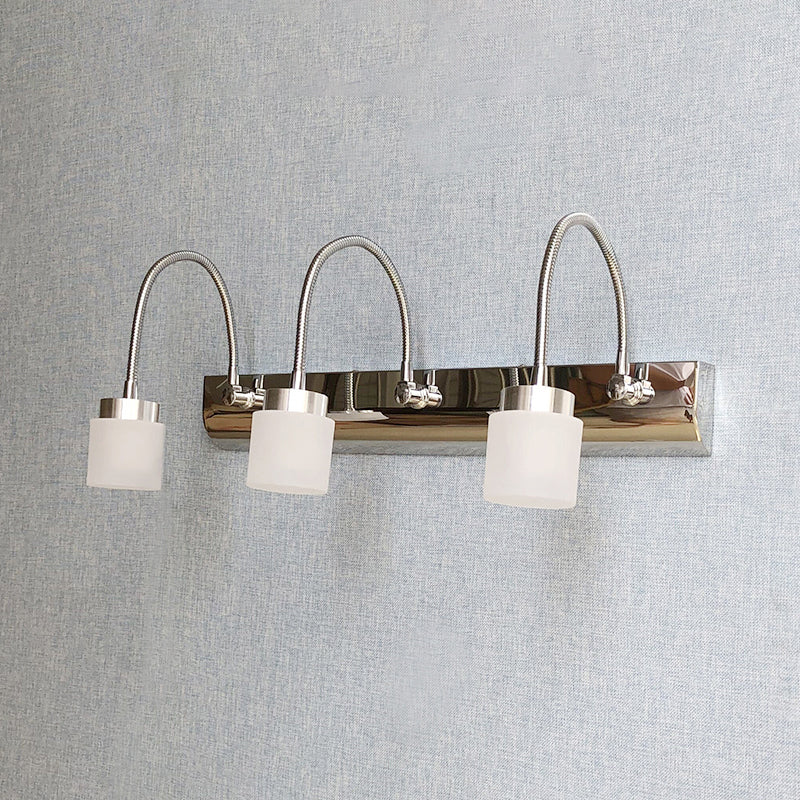 Modern Style Geometric Vanity Wall Lights Metal Multi Lights Vanity Mirror Lights
