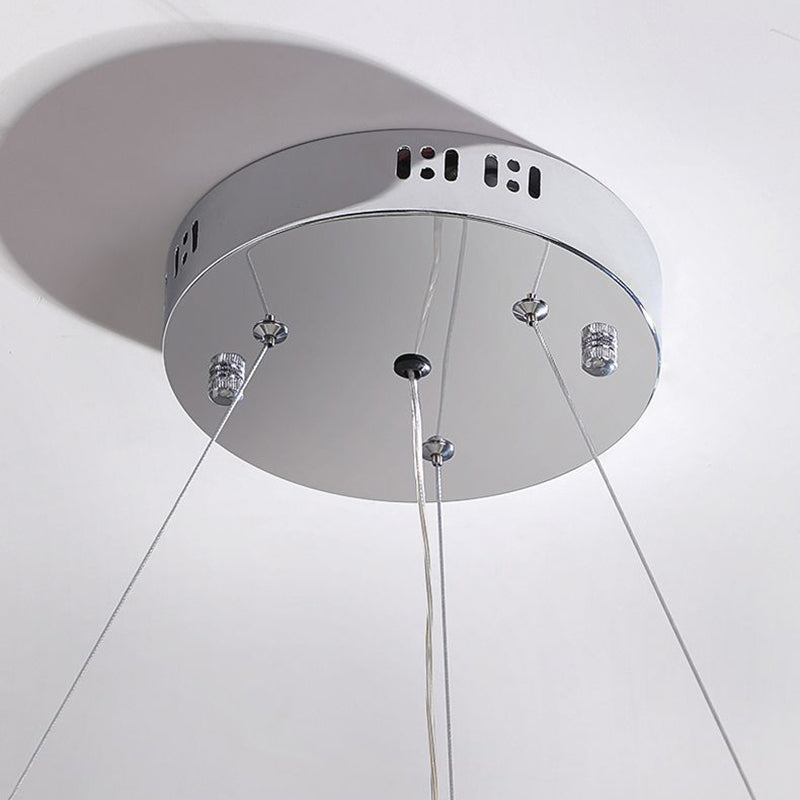 Metal Cylindrical Shape Chandelier Style moderne Multi 1 Lumière Lumière Lumière pour la chambre