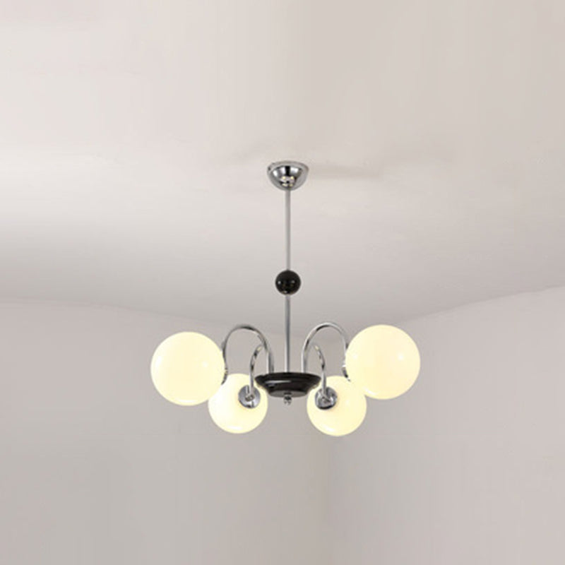 Lámpara de colgante de luz de vidrio de estilo esférico de forma moderna para comedor para comedor