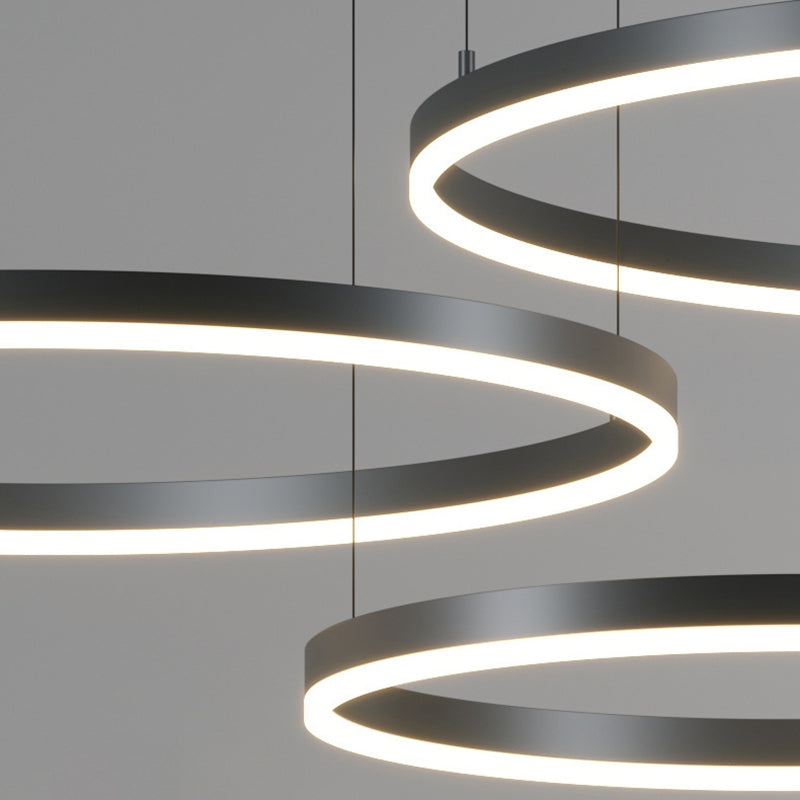 Lámpara de colgación de múltiples luz de estilo moderno de lámpara moderna de forma moderna para dormitorio