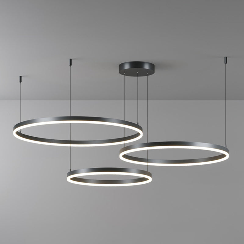 Lámpara de colgación de múltiples luz de estilo moderno de lámpara moderna de forma moderna para dormitorio