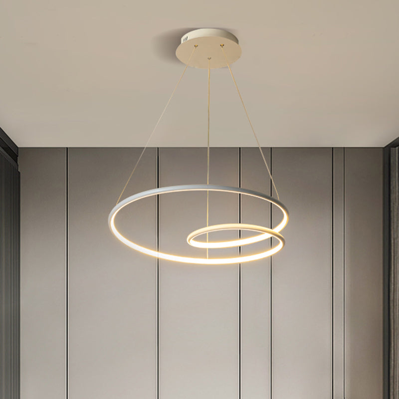 Kit d'éclairage pendentif salon en spirale