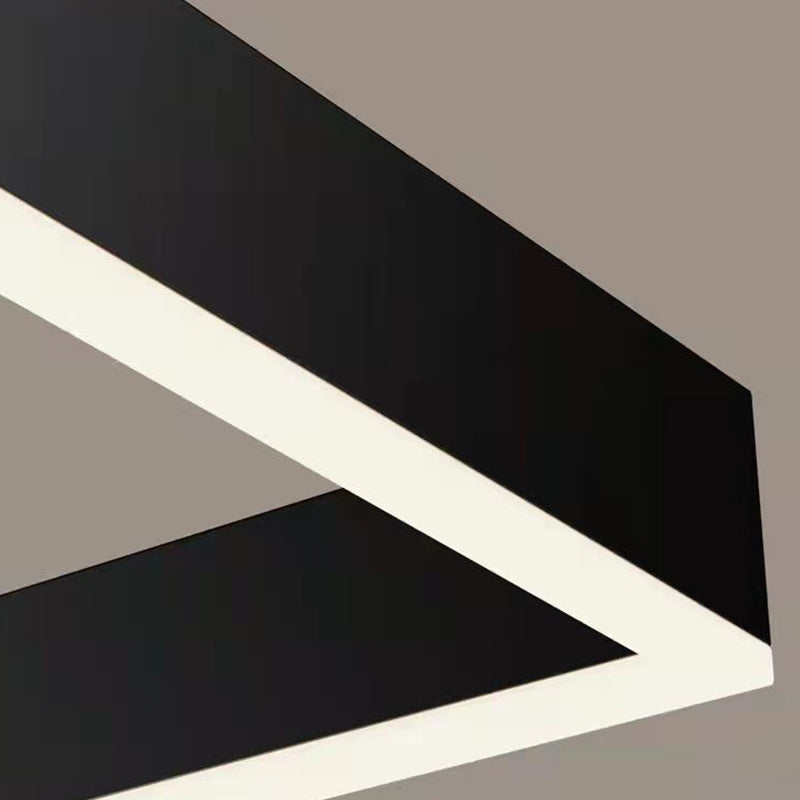 Lámparas de lámparas cuadradas de varios niveles Restaurante moderno