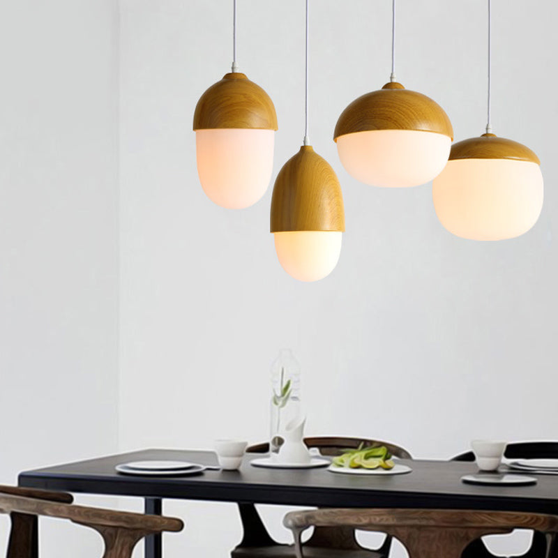 Untersuchungsraum hängende Decke Hanges weißes Glas Decken Deckenpendellicht mit 1 Licht