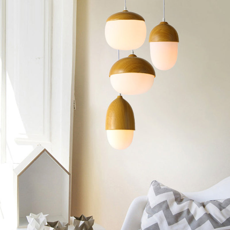 Untersuchungsraum hängende Decke Hanges weißes Glas Decken Deckenpendellicht mit 1 Licht