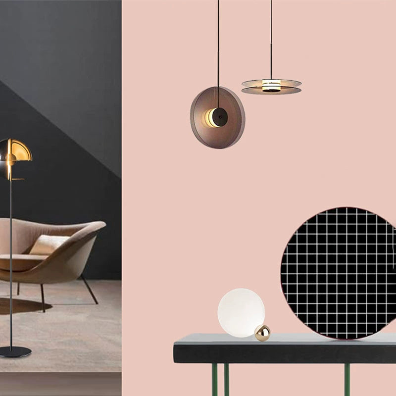 Minimalism Glass Down Mini -Anhängerkreis Hängend Deckenlicht mit 1 Licht