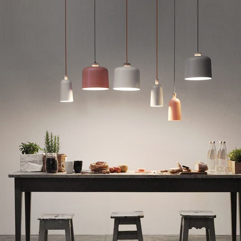 Luce a soffitto appeso a forma di cupola in metallo MODERNA MODERNA 1 LUCE LUCE