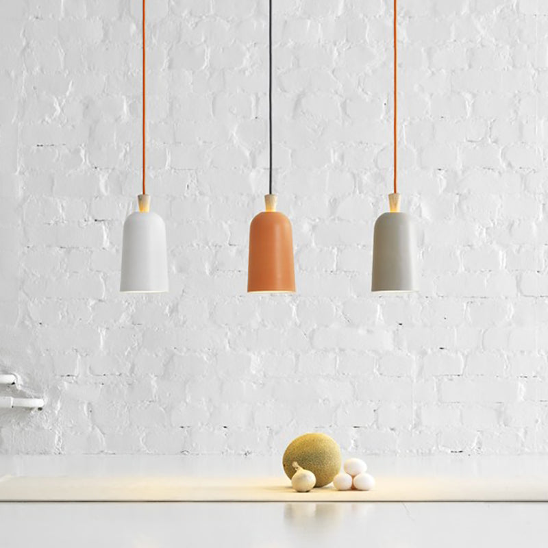 Luce a soffitto appeso a forma di cupola in metallo MODERNA MODERNA 1 LUCE LUCE