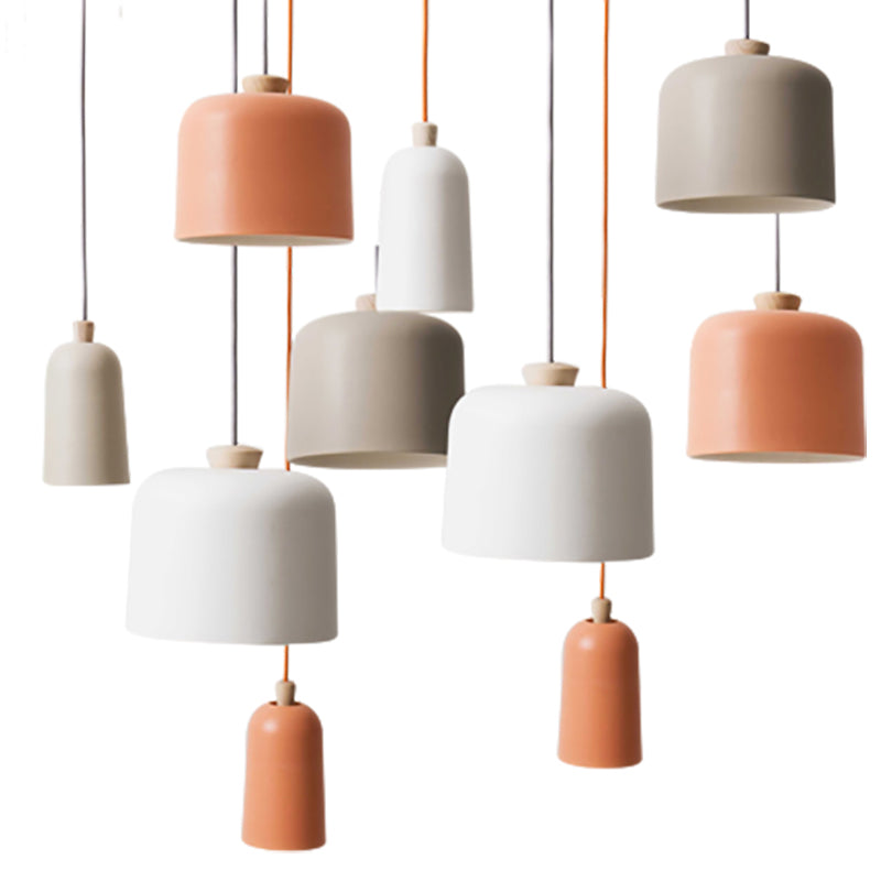 Luce a soffitto appeso a forma di cupola in metallo MODERNA MODERNA 1 LUCE LUCE