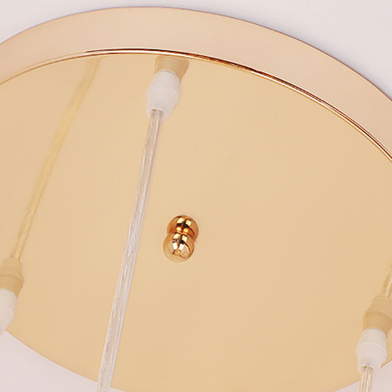 Geometria a forma di cristallo luci soffitto appeso moderno 3 luci a sospensione leggera