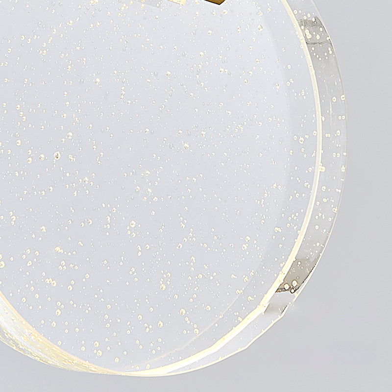 Geometrieformglas hängende Deckenleuchten moderne Style -Anhängerleuchten in Gold