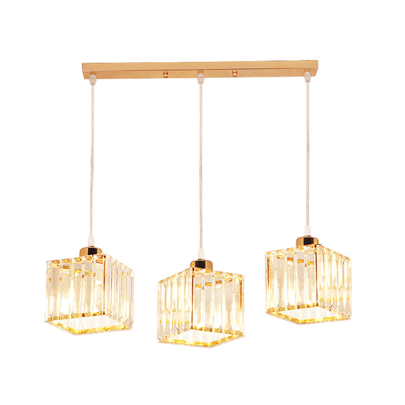 Luci a trazione della geometria a sospensione Crystal 3 Crystal 3 Freeputure appese